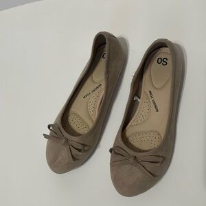 Women’s Kohl’s Boat Taupe Ballet Flats, Size 6